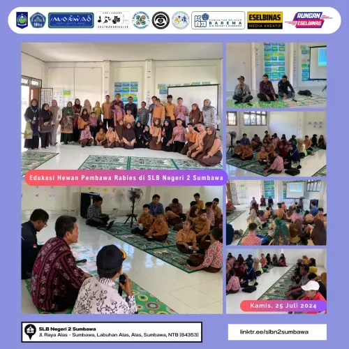 Edukasi Hewan Pembawa Rabies di SLB Negeri 2 Sumbawa