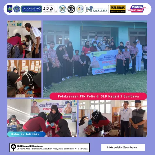 Pelaksanaan PIN Polio di SLB Negeri 2 Sumbawa