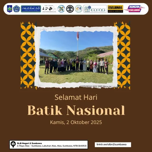 SLB Negeri 2 Sumbawa Peringati Hari Batik Nasional