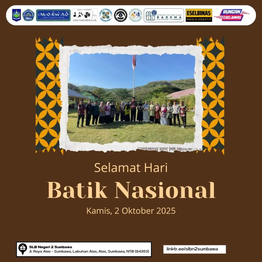 SLB Negeri 2 Sumbawa Peringati Hari Batik Nasional
