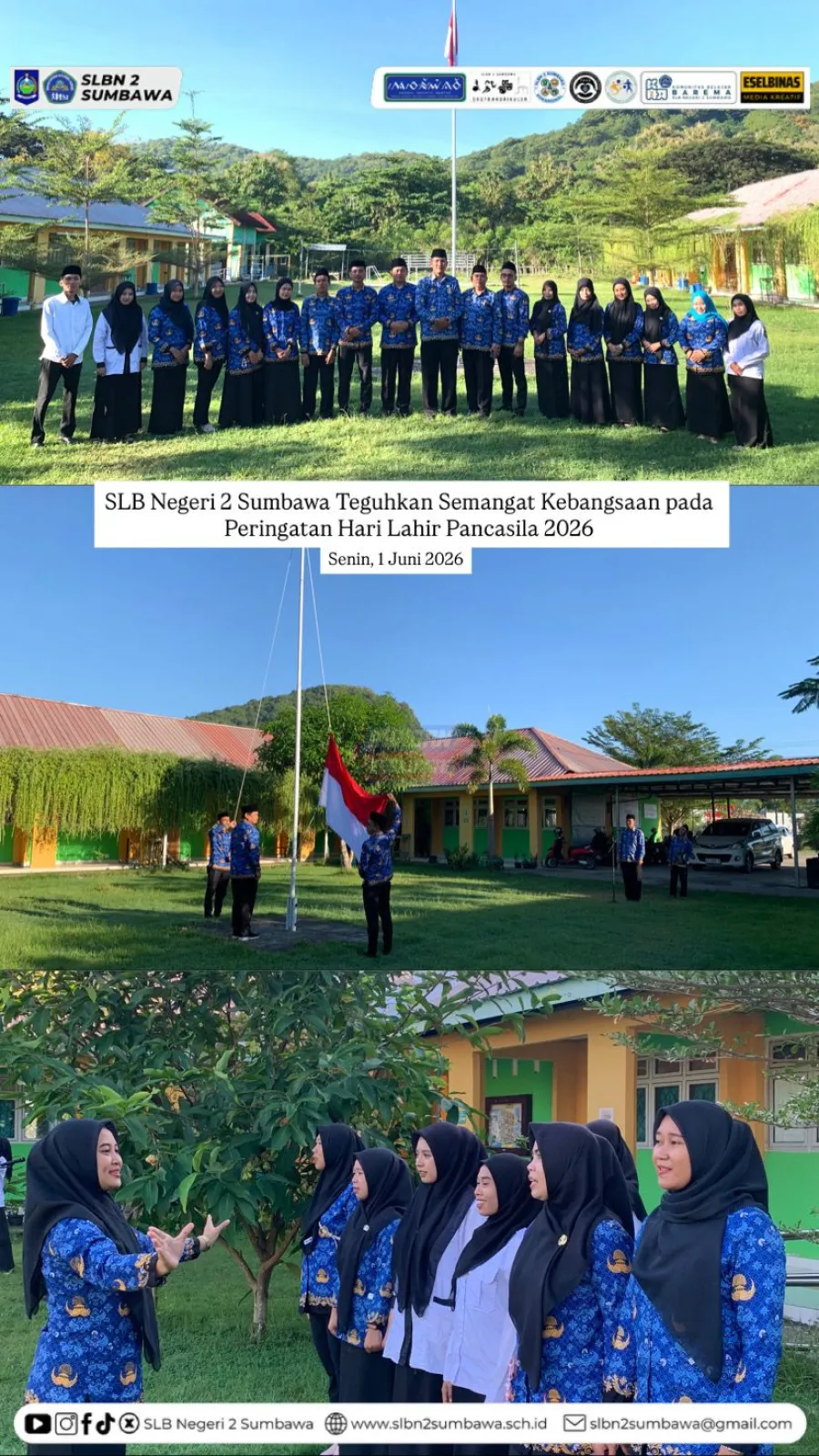 SLB Negeri 2 Sumbawa Teguhkan Semangat Kebangsaan pada Peringatan Hari Lahir Pancasila 2026