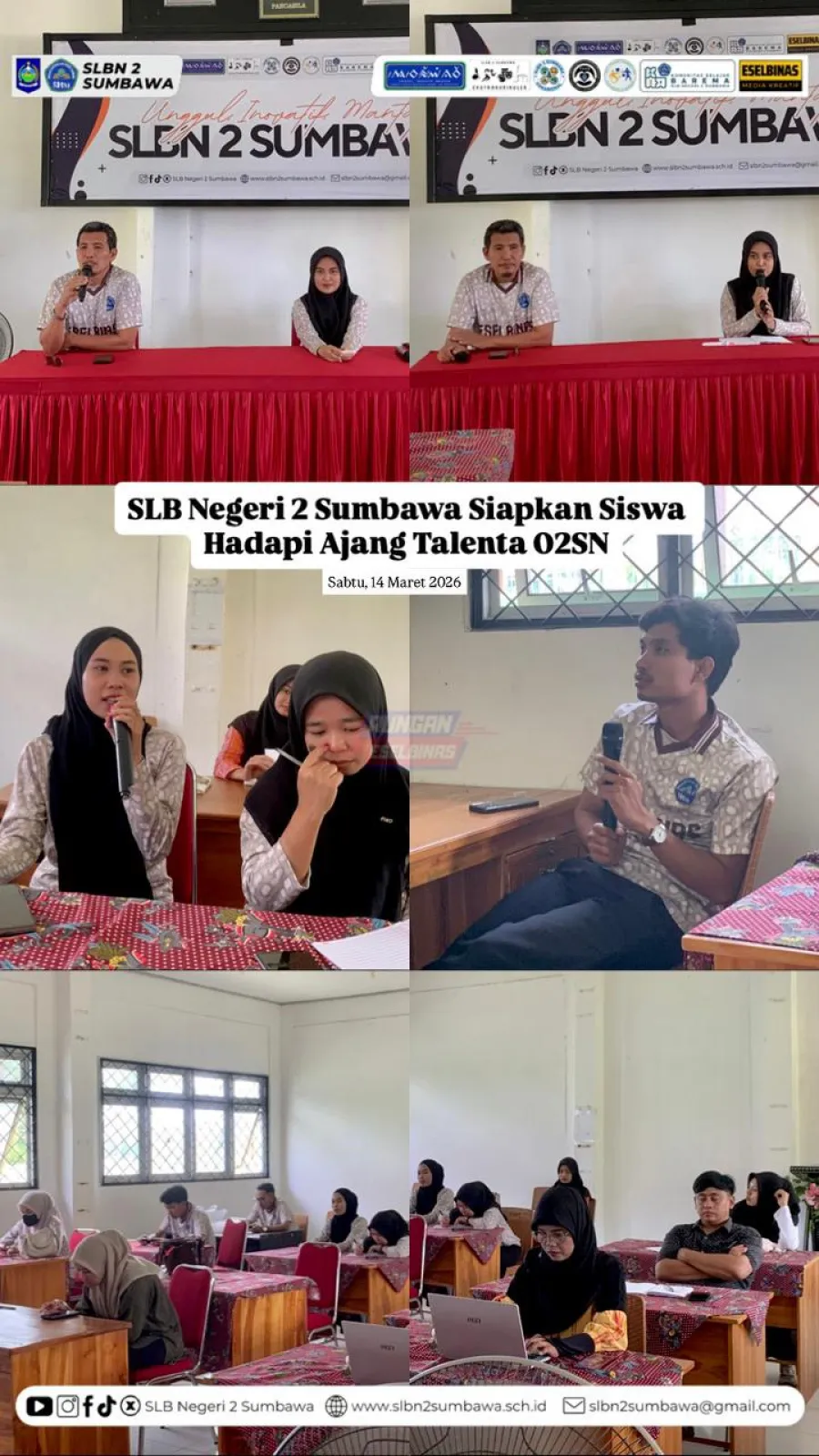 SLB Negeri 2 Sumbawa Siapkan Siswa Hadapi Ajang Talenta O2SN, FLS3N, dan LKS