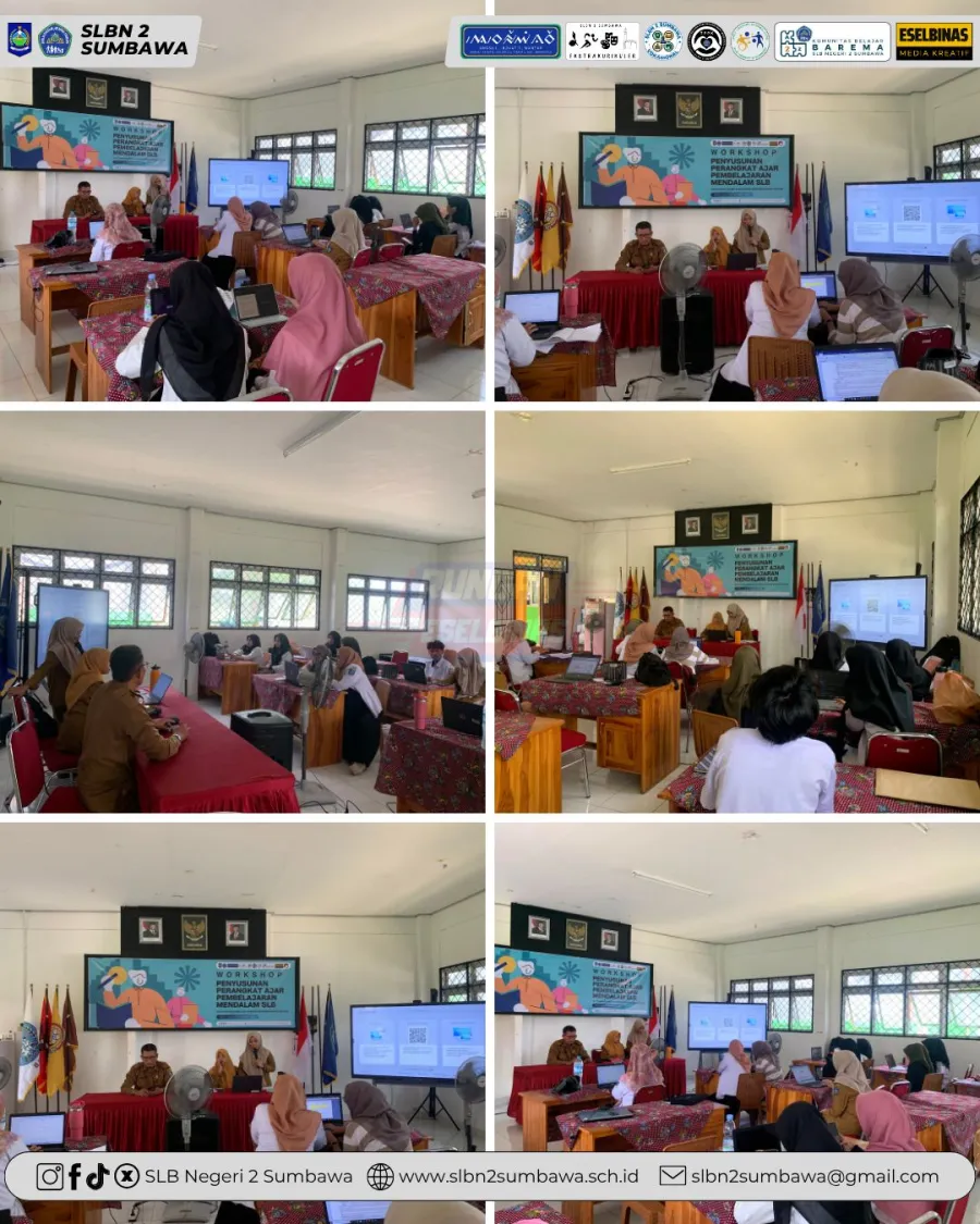 Tingkatkan Kualitas Pembelajaran, SLBN 2 Sumbawa Gelar Workshop Penyusunan Perangkat Ajar