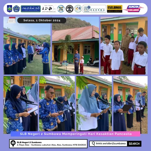 SLB Negeri 2 Sumbawa Memperingati Hari Kesaktian Pancasila