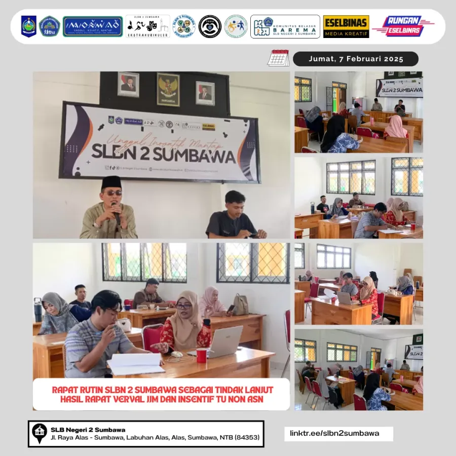 Rapat Rutin Sebagai Tindak Lanjut Hasil Rapat Verval JJM dan Insentif TU