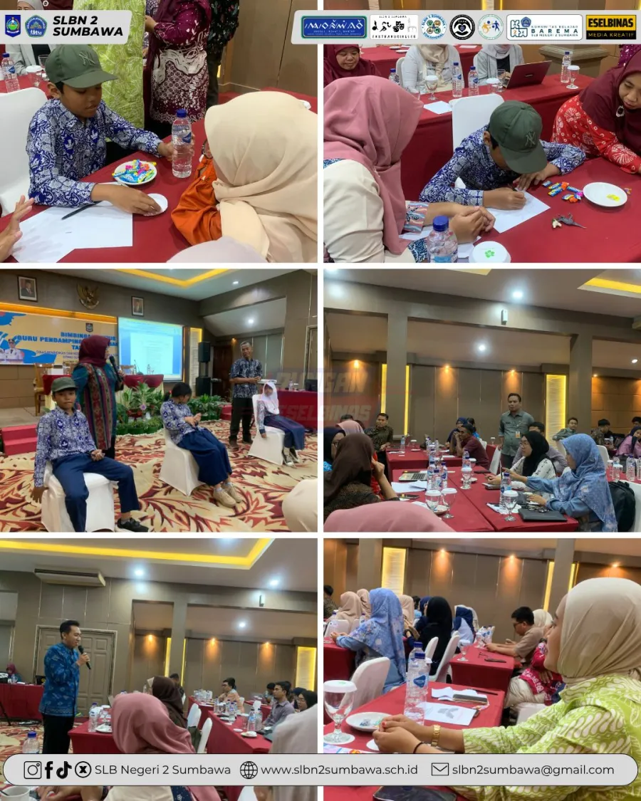 Guru SLBN 2 Sumbawa Ikuti Bimtek Guru Pendamping Khusus Tingkat Provinsi NTB