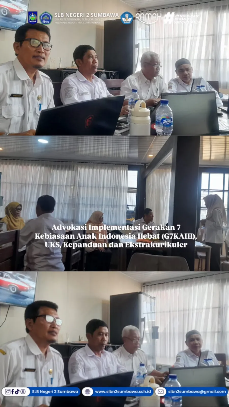 Kepala SLB Negeri 2 Sumbawa Ikuti Advokasi Implementasi G7KAIH, UKS, Kepanduan dan Ekstrakurikuler