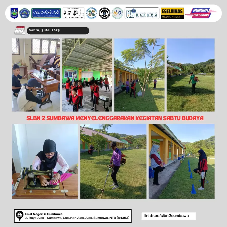 SLBN 2 Sumbawa Menyelenggarakan Kegiatan Sabtu Budaya