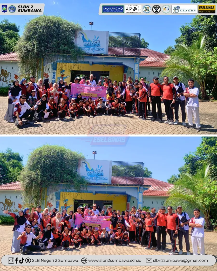 SLBN 2 Sumbawa Laksanakan Kegiatan Kokurikuler di Waterpark Splash Sumbawa
