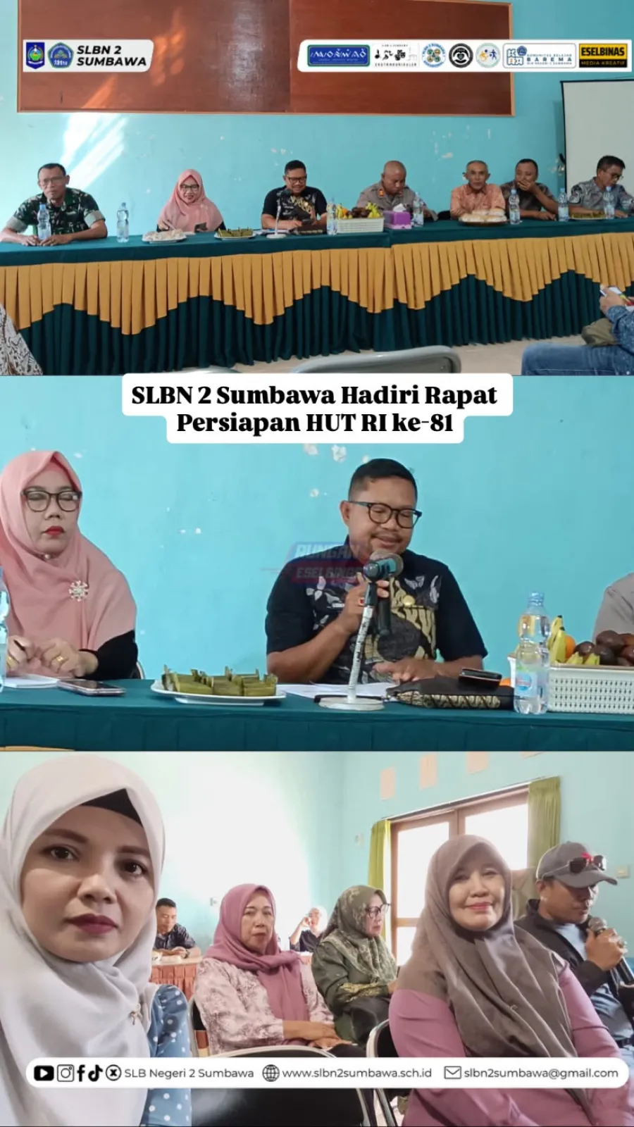 SLBN 2 Sumbawa Hadiri Rapat Persiapan HUT RI ke-81