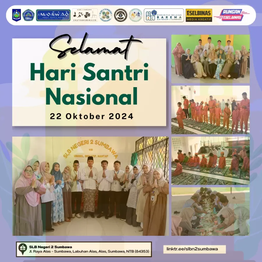 Peringatan Hari Santri Nasional di SLBN 2 Sumbawa