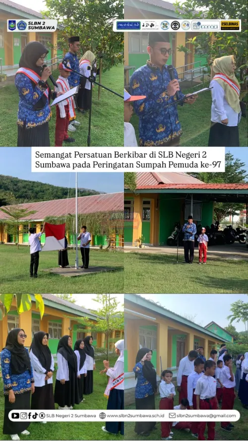 Semangat Persatuan Berkibar di SLB Negeri 2 Sumbawa pada Peringatan Sumpah Pemuda ke-97