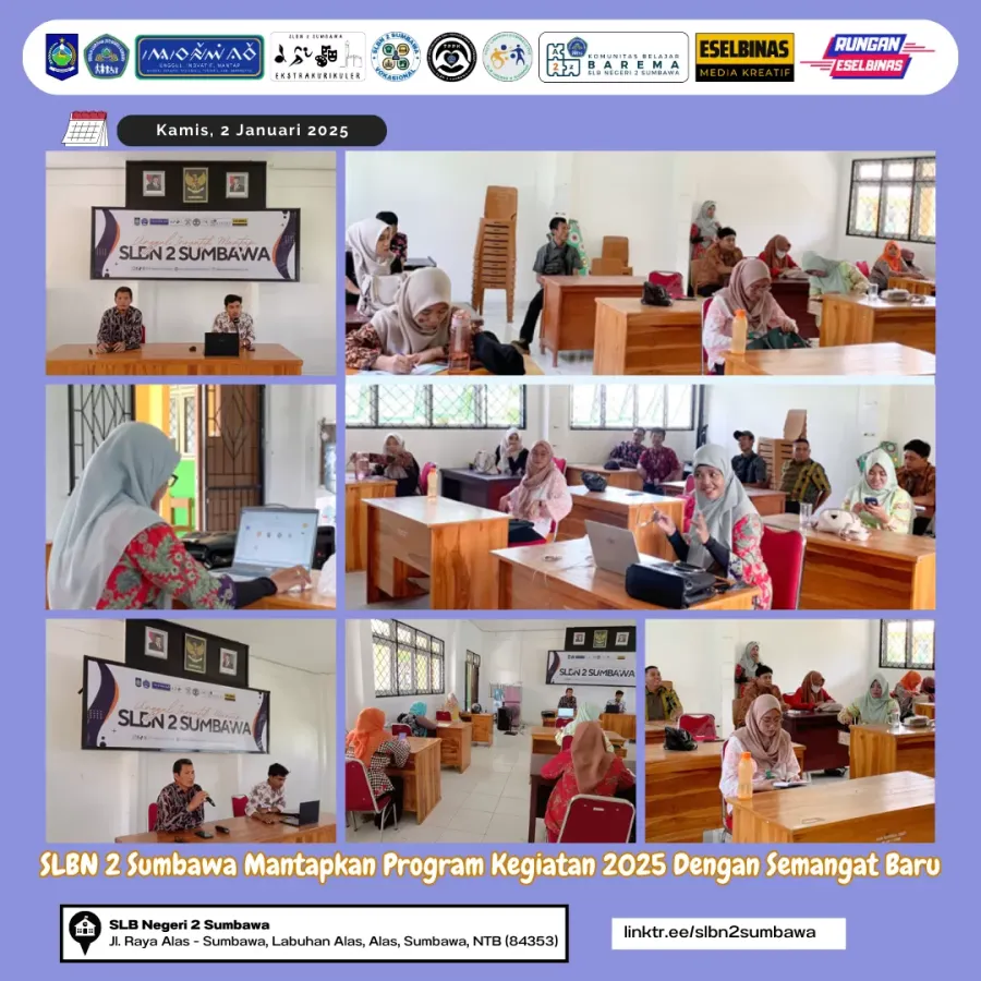 SLBN 2 Sumbawa Mantapkan Program Kegiatan 2025 Dengan Semangat Baru