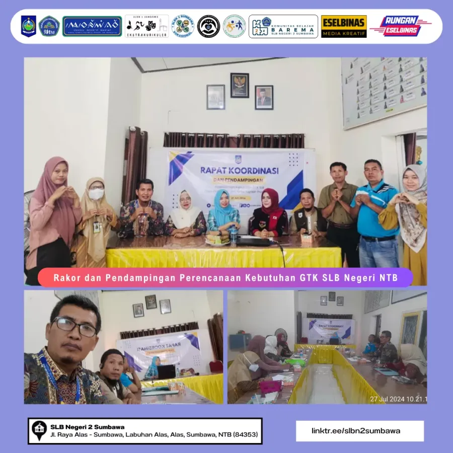 Rakor dan Pendampingan Perencanaan Kebutuhan GTK SLB Negeri NTB