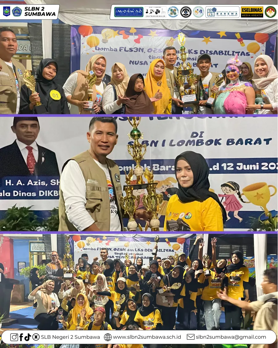 Kabupaten Sumbawa Raih Juara Umum Ajang Talenta Disabilitas Provinsi NTB 2025