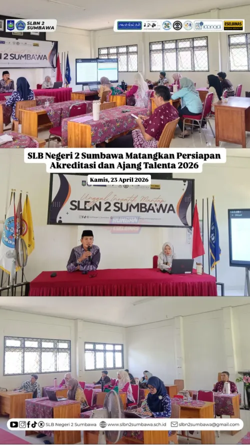 SLB Negeri 2 Sumbawa Matangkan Persiapan Ajang Talenta dan Akreditasi 2026