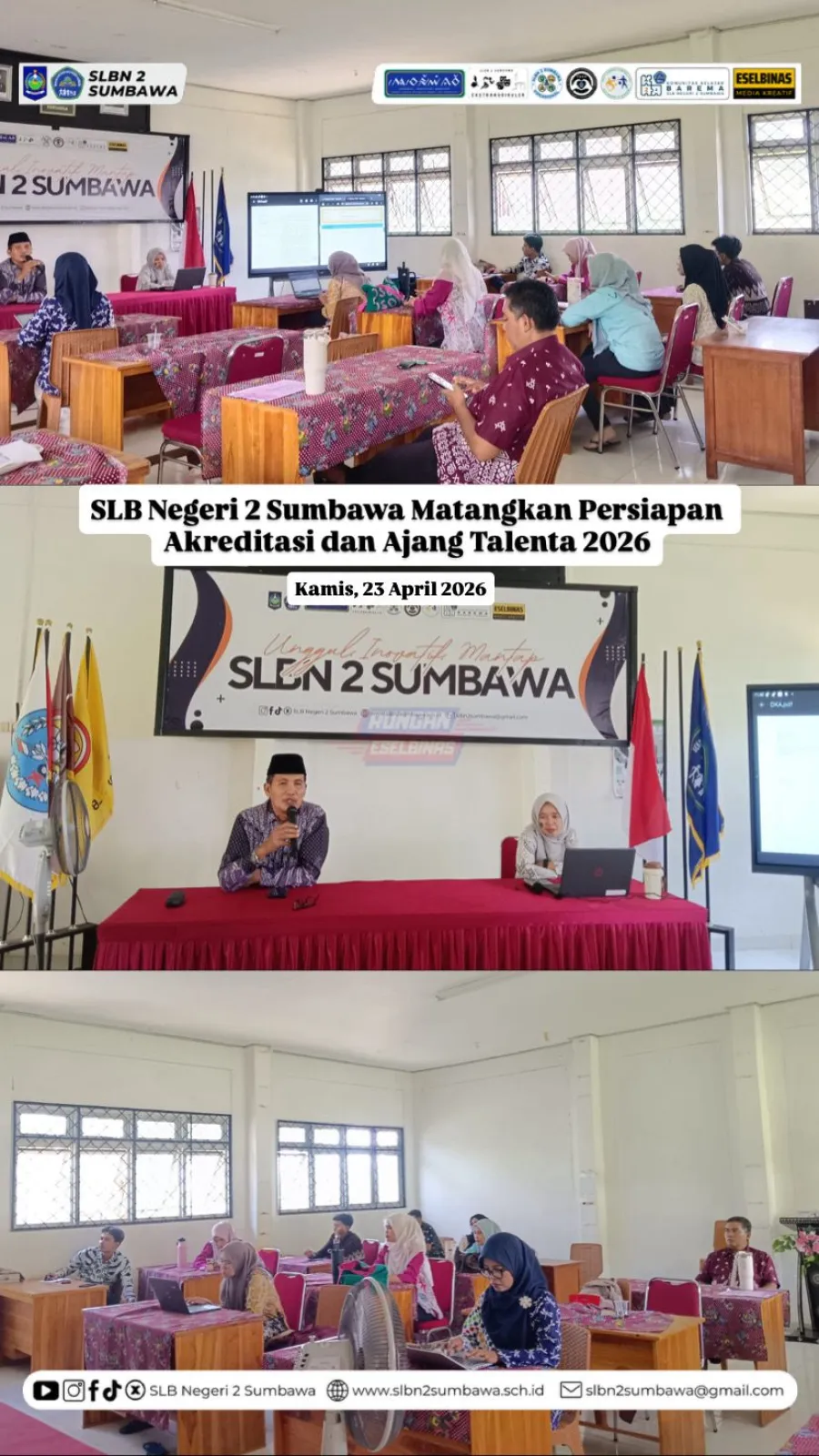 SLB Negeri 2 Sumbawa Matangkan Persiapan Ajang Talenta dan Akreditasi 2026