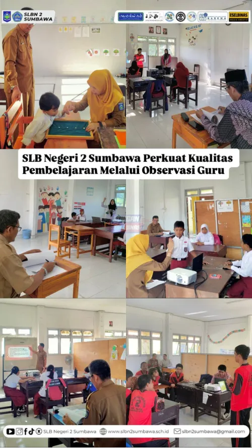 SLB Negeri 2 Sumbawa Perkuat Kualitas Pembelajaran Melalui Observasi Guru 