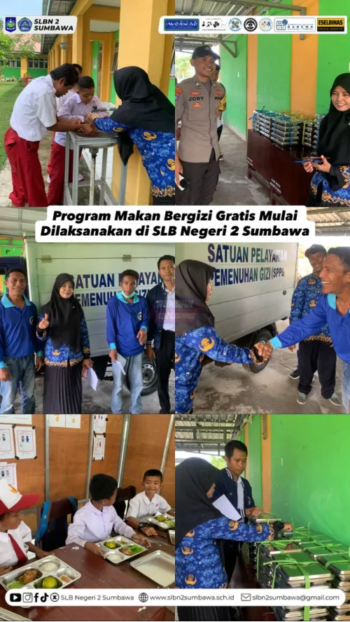 Program Makan Bergizi Gratis Mulai Dilaksanakan di SLB Negeri 2 Sumbawa