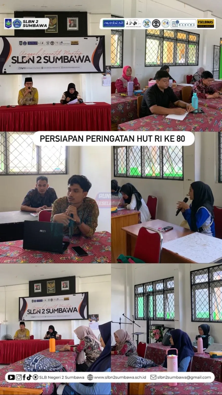 SLB Negeri 2 Sumbawa Gelar Rapat Persiapan HUT RI ke-80 Tingkat Kecamatan Alas