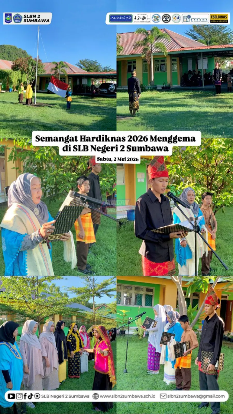 Semangat Hardiknas 2026 Menggema di SLB Negeri 2 Sumbawa