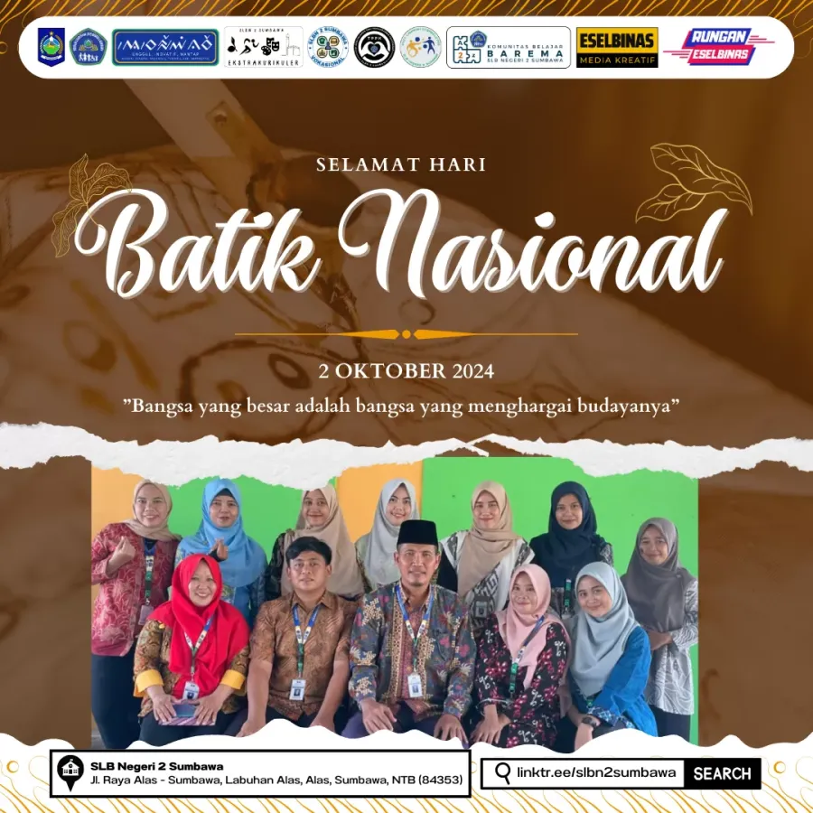 Peringatan Hari Batik Nasional di SLBN 2 Sumbawa