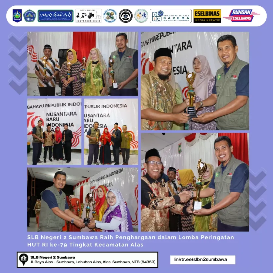 SLB Negeri 2 Sumbawa Raih Penghargaan dalam Lomba Peringatan HUT RI ke-79 Tingkat Kecamatan Alas