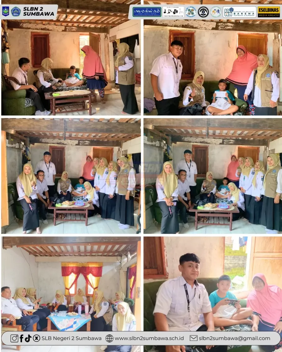 GTK SLBN 2 Sumbawa Melakukan Kunjungan ke Rumah Siswa yang Dikhitan