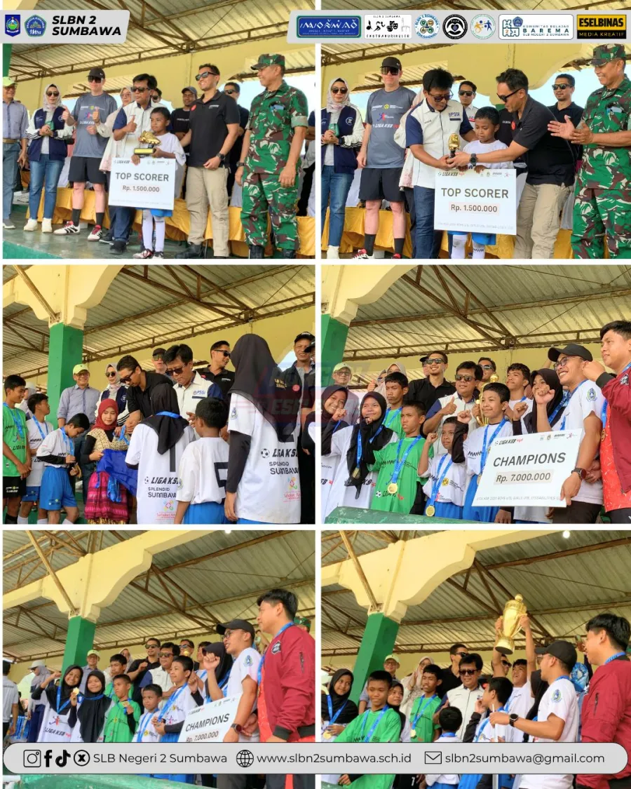 Tim Alas Shine SLBN 2 Sumbawa Raih Juara Liga Mix KSB U-20 Kategori Disabilitas dan Sabet 4 Penghargaan Sekaligus