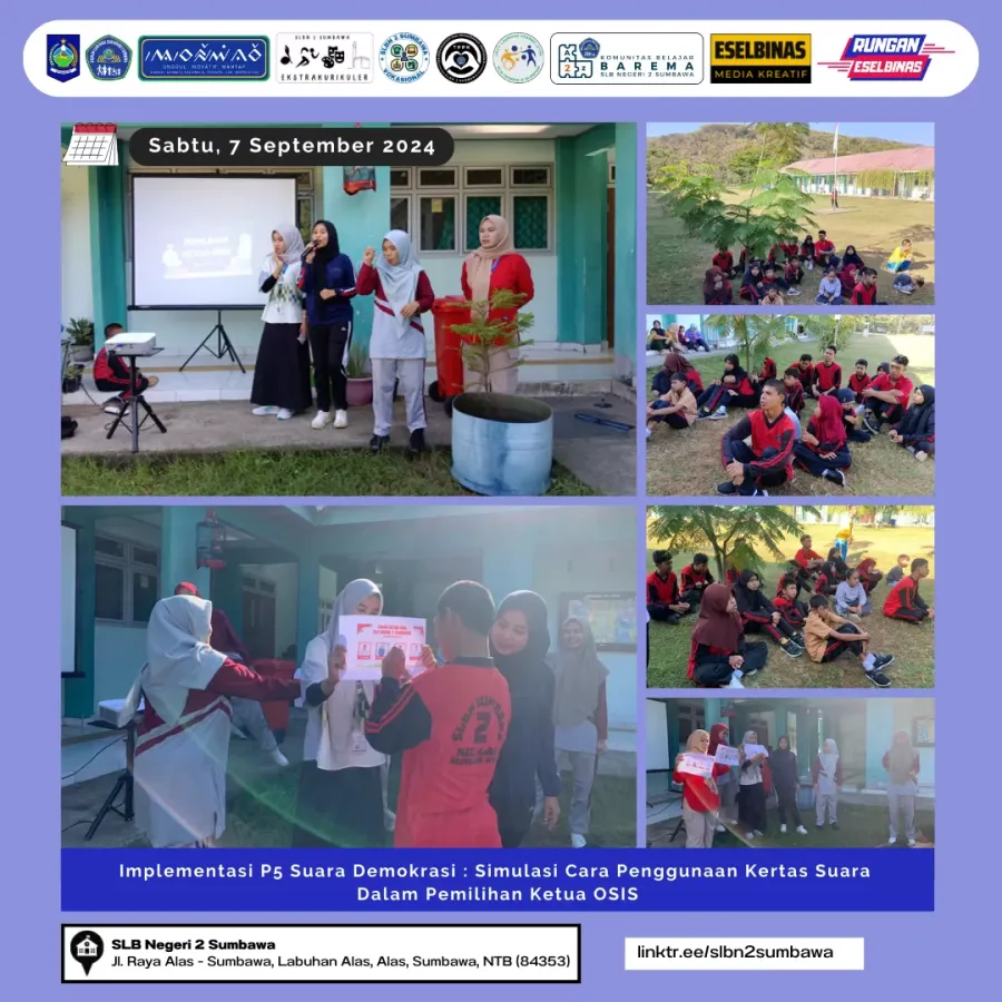 Implementasi P5 Suara Demokrasi Dengan Melaksanakan Simulasi Cara Penggunaan Kertas Suara Dalam Pemilihan Ketua OSIS