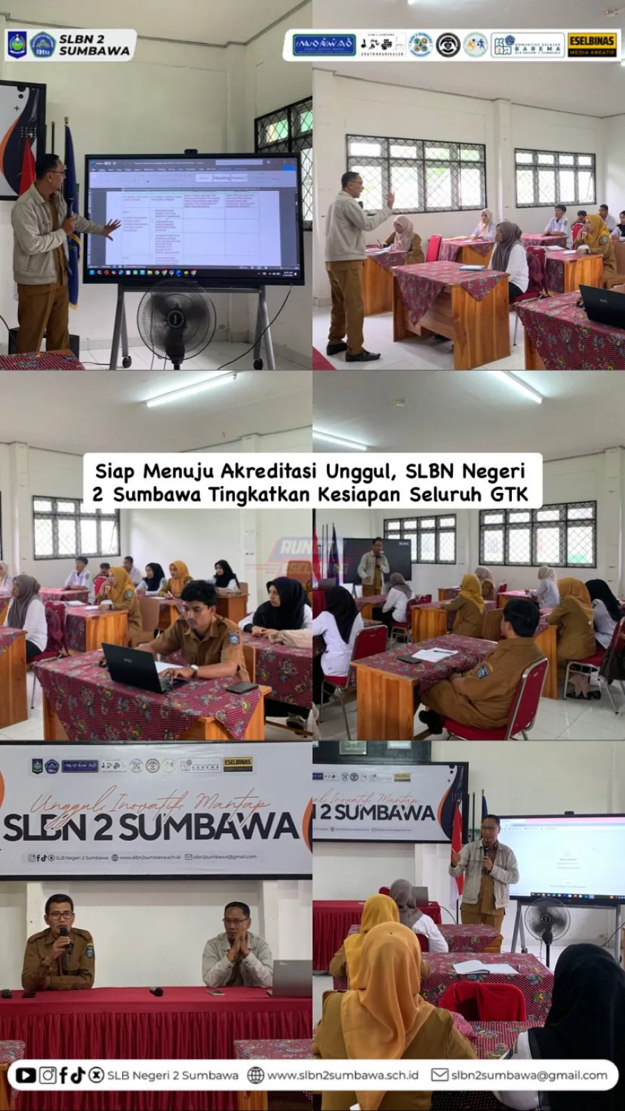 Siap Menuju Akreditasi Unggul, SLBN Negeri 2 Sumbawa Tingkatkan Kesiapan Seluruh GTK