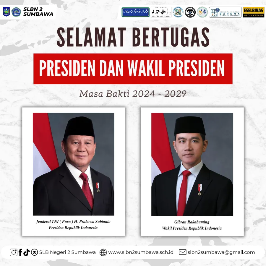 Selamat Atas Pelantikan Presiden dan Wakil Presiden RI Terpilih 