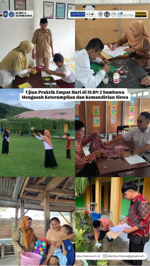 Ujian Praktik Empat Hari di SLB Negeri 2 Sumbawa Mengasah Keterampilan dan Kemandirian Siswa