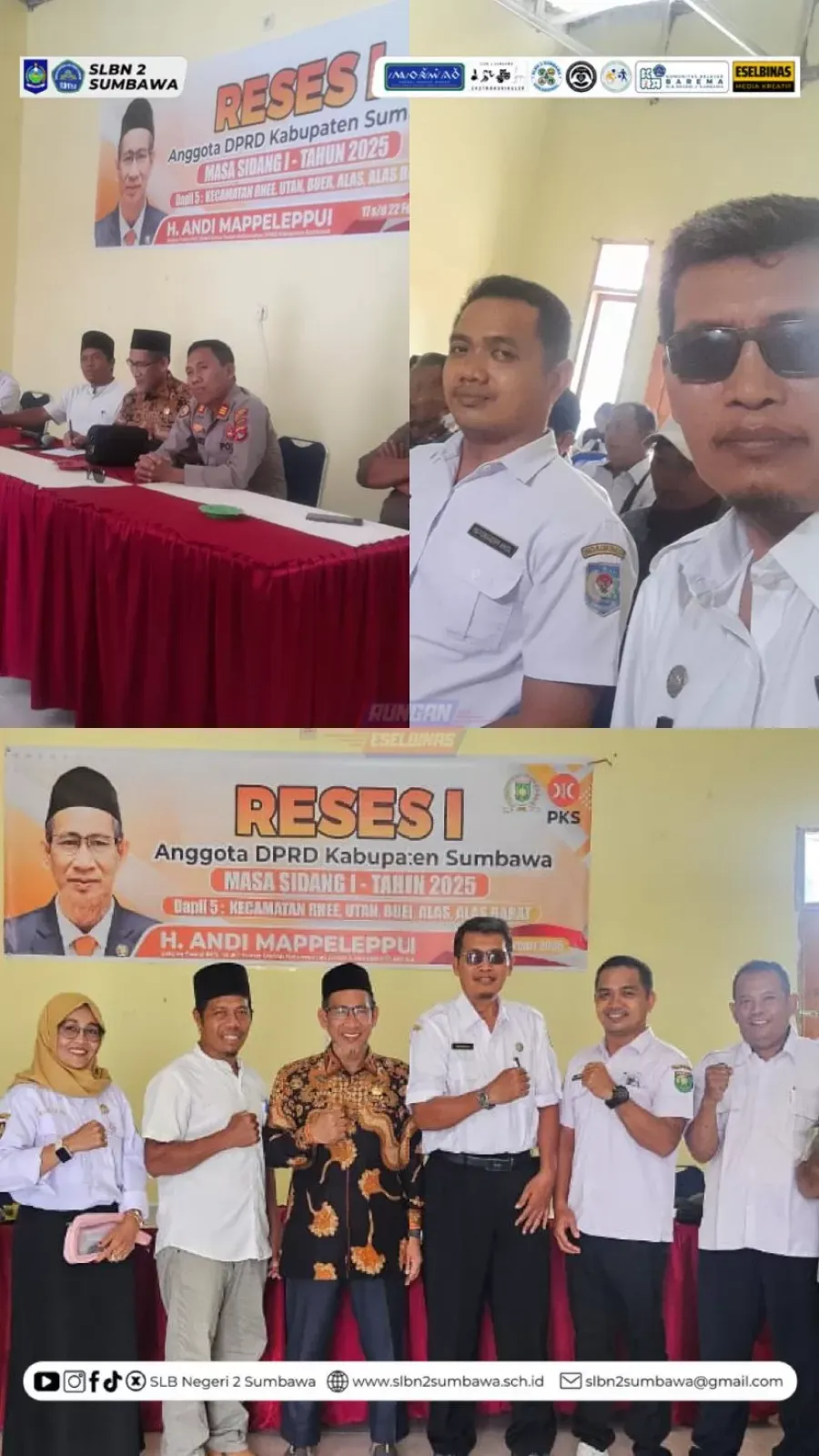 Kepala SLBN 2 Sumbawa Menghadiri Acara Reses Anggota DPRD Komisi 2 Kabupaten Sumbawa