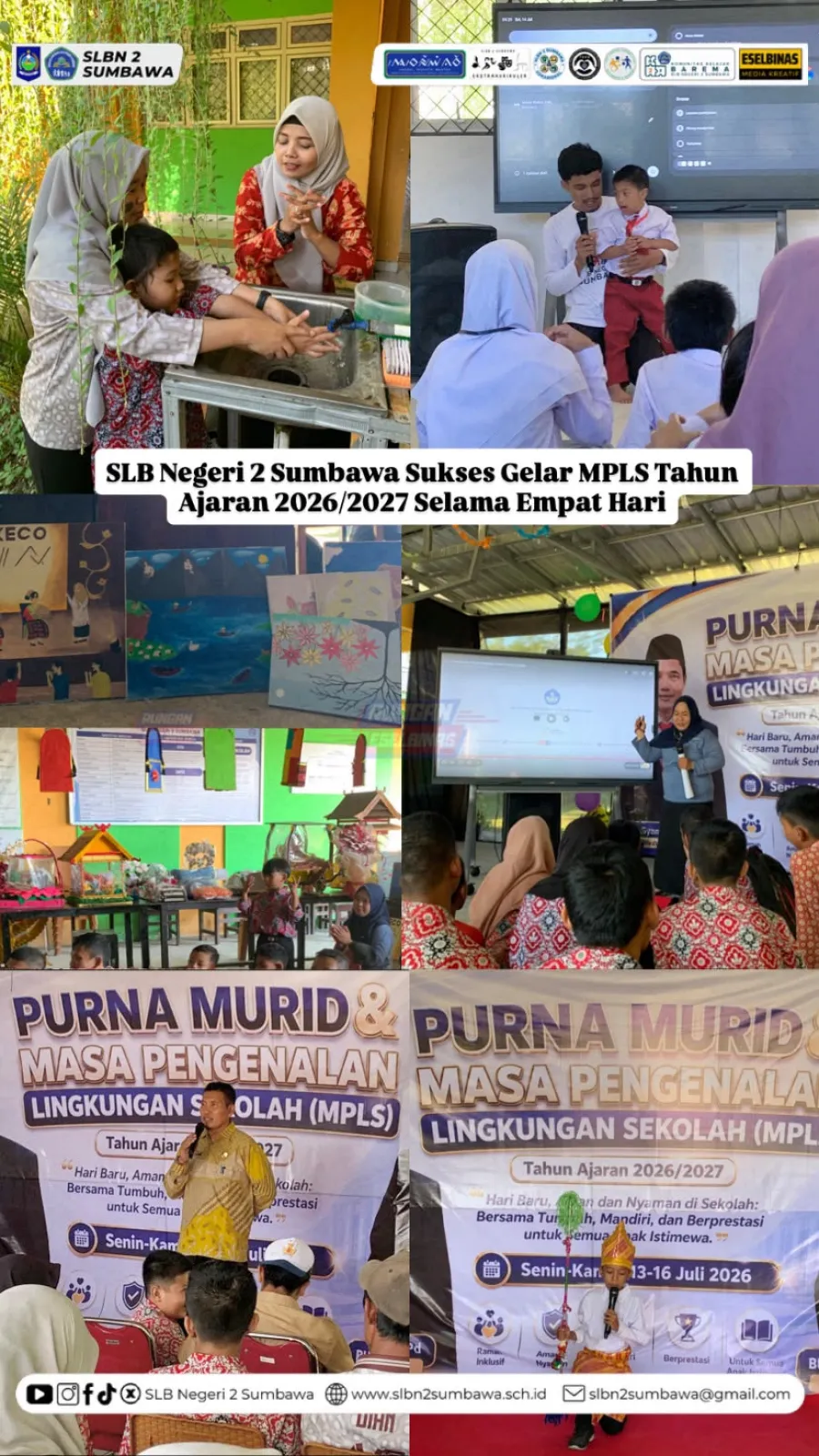 SLB Negeri 2 Sumbawa Sukses Gelar MPLS Tahun Ajaran 2026/2027 Selama Empat Hari