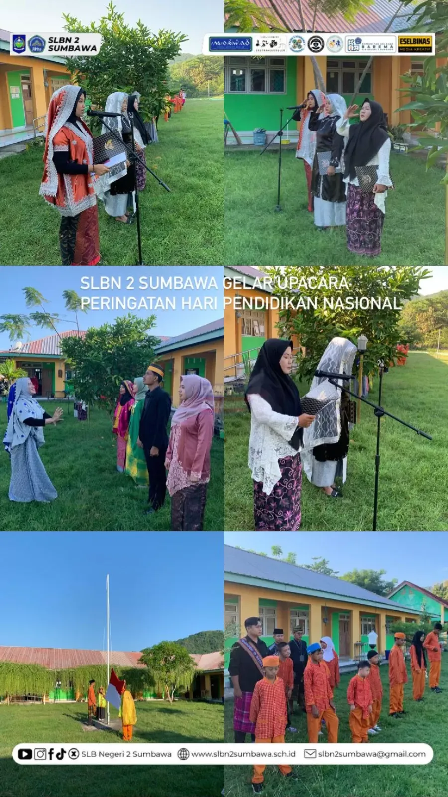 SLBN 2 Sumbawa Gelar Upacara Peringatan Hari Pendidikan Nasional 