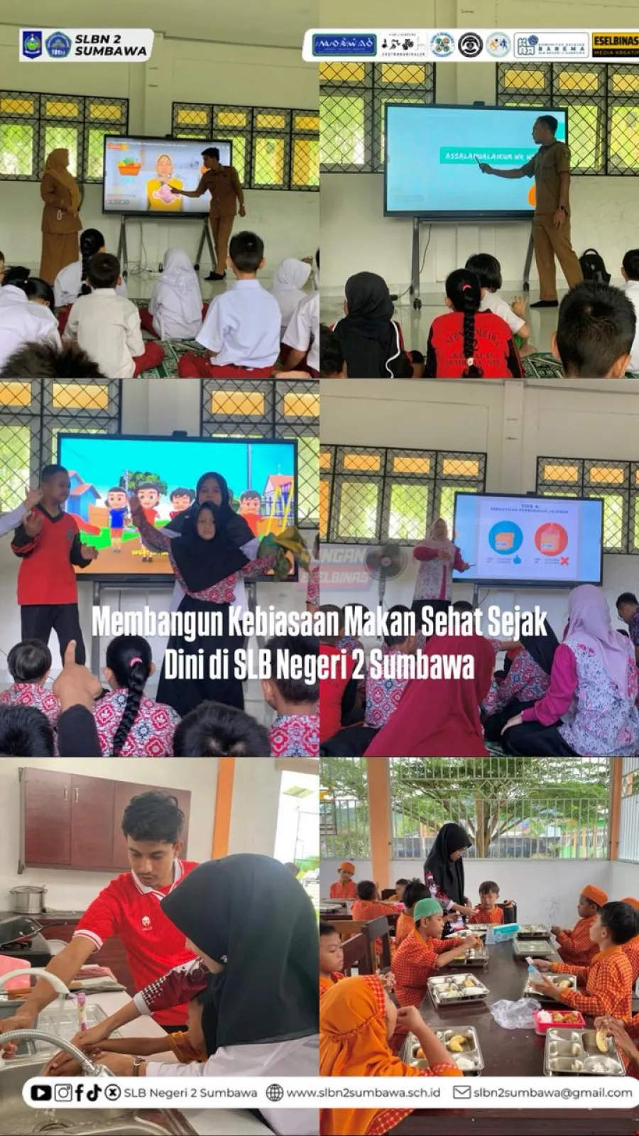 Membangun Kebiasaan Makan Sehat Sejak Dini di SLB Negeri 2 Sumbawa