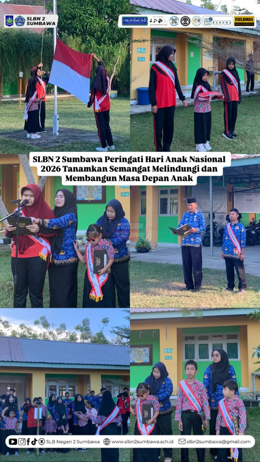 SLBN 2 Sumbawa Peringati Hari Anak Nasional 2026 Tanamkan Semangat Melindungi dan Membangun Masa Depan Anak